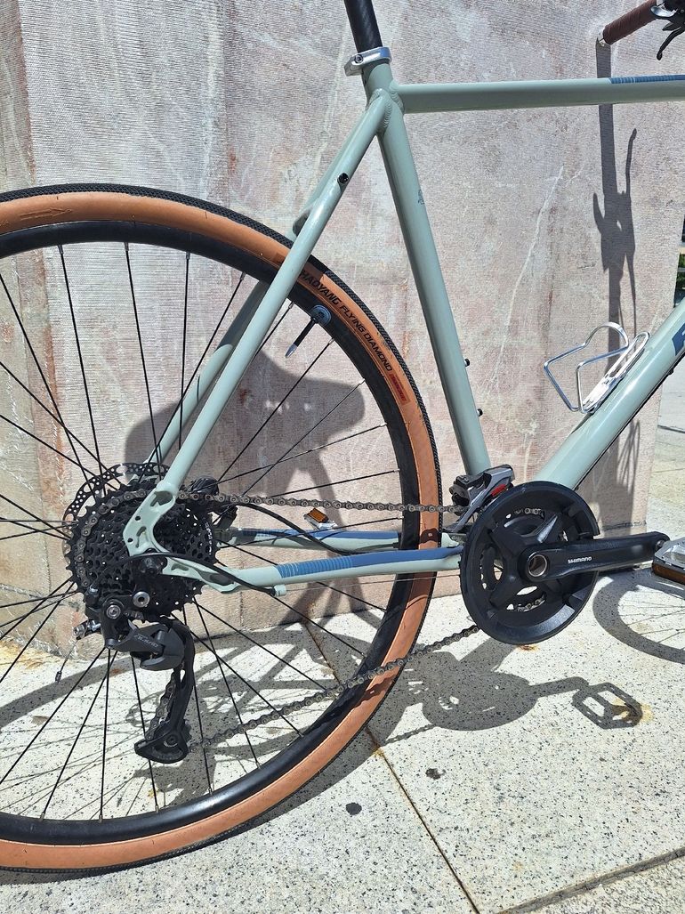 Gebrauchtes Fuji Finest Shimano Alivio 2017 Road & Gravel, Hellgrau — Bild 5 von 13