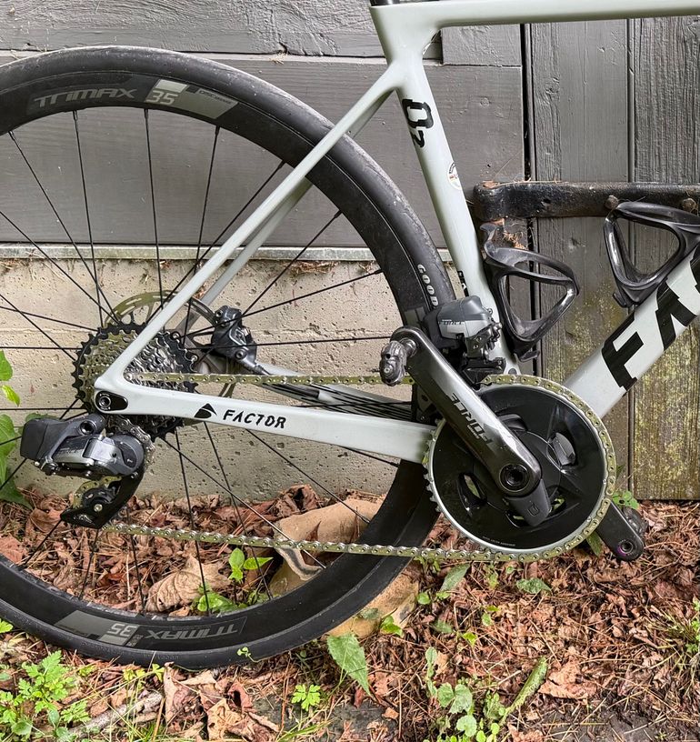 Used Factor O2 - SRAM Force w/ Power Meter 2024 2024 Road & Gravel, Light Gray — image 3 of 3