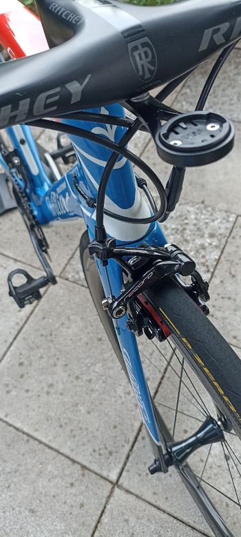Wilier Cento1air Campagnolo Record 2020 Road & Gravel de segunda mano, Azul — imagen 7 de 14