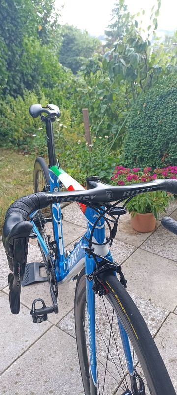 Used Wilier Cento1air Campagnolo Record 2020 Road & Gravel, Blue — image 9 of 14