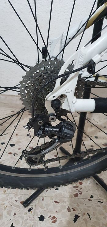 Gebrauchtes Orbea Custom Shimano Deore 2016 Mountainbike, Weiß — Bild 3 von 3