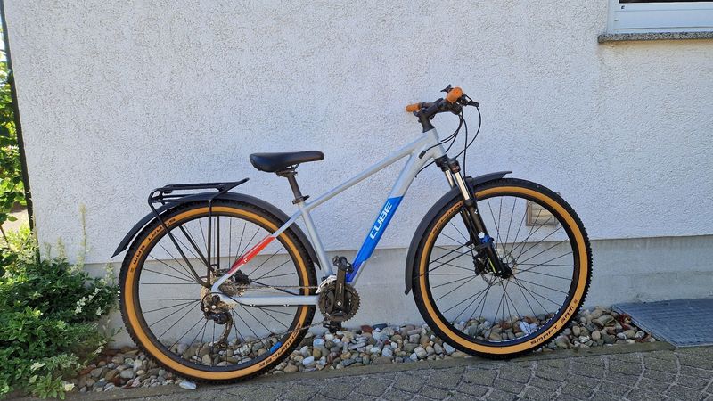 Used CUBE AIM SL 2021 2021 Urban, Light Gray — image 1 of 5