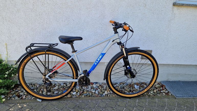 Used CUBE AIM SL 2021 2021 Urban, Light Gray — image 2 of 5