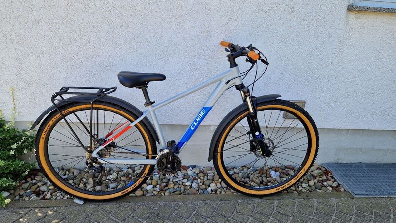 Used CUBE AIM SL 2021 2021 Urban, Light Gray — image 2 of 5