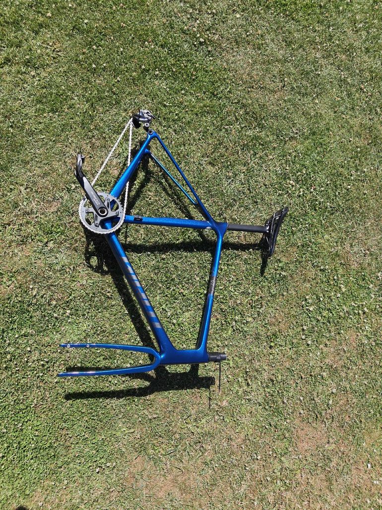 Giant TCR Advanced Pro 0 Disc 2021 Frameset 2021 Road & Gravel de segunda mano, Azul — imagen 1 de 9