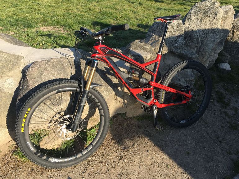 Gebrauchtes YT Custom SRAM X01 2017 Mountainbike, Rot — Bild 12 von 14