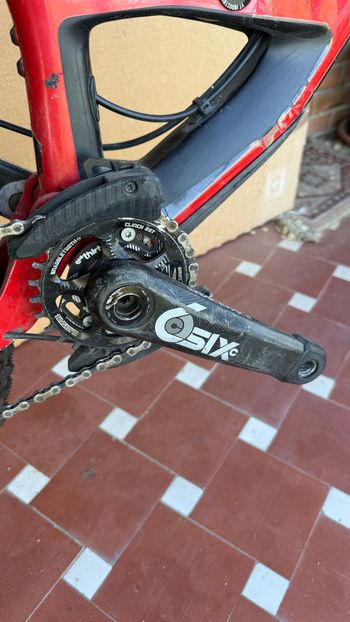 Gebrauchtes YT Custom SRAM X01 2017 Mountainbike, Rot — Bild 8 von 14