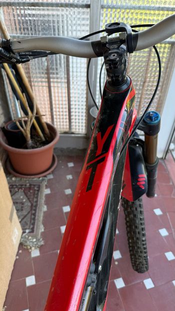 Gebrauchtes YT Custom SRAM X01 2017 Mountainbike, Rot — Bild 7 von 14
