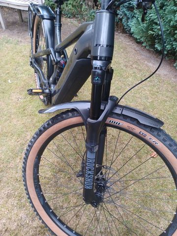 Used Stevens E-inception Shimano Deore XT 2022 Mountainbike, Light Gray — image 10 of 10