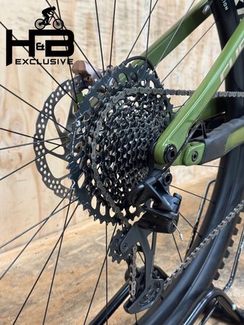 CUBE Stereo ONE77 C:68 TM Carbon Sram GX 2024 Mountainbike de segunda mano, Verde — imagen 13 de 13