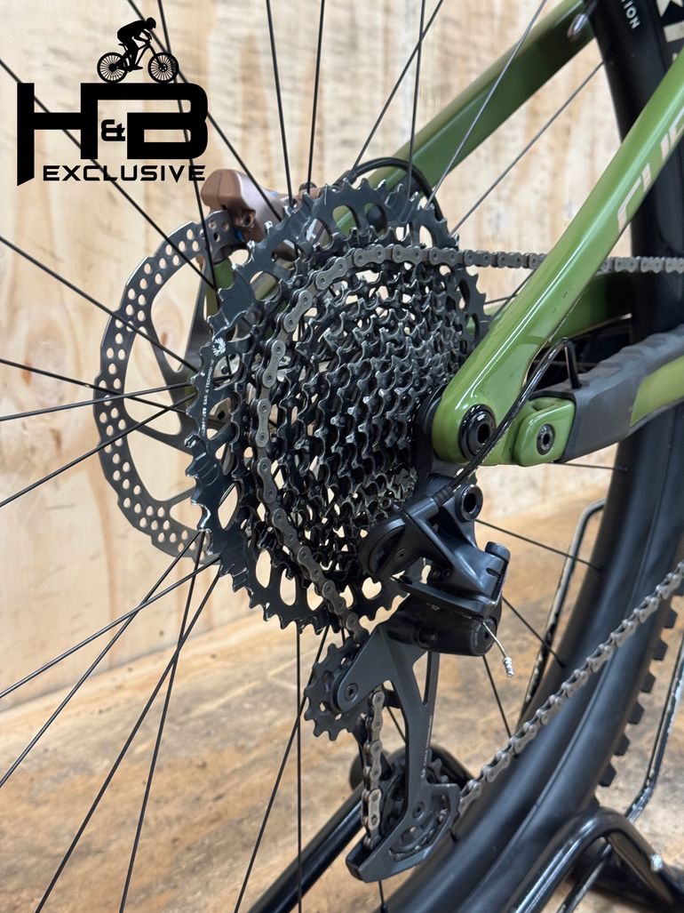 CUBE Stereo ONE77 C:68 TM Carbon Sram GX 2024 Mountainbike de segunda mano, Verde — imagen 13 de 13