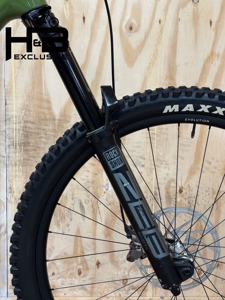 CUBE Stereo ONE77 C:68 TM Carbon Sram GX 2024 Mountainbike de segunda mano, Verde — imagen 3 de 13