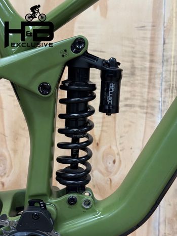 CUBE Stereo ONE77 C:68 TM Carbon Sram GX 2024 Mountainbike de segunda mano, Verde — imagen 9 de 13