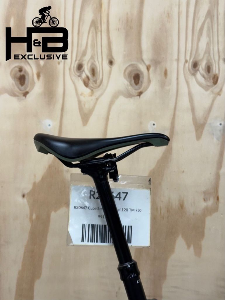 CUBE Stereo Hybrid 120 TM 750 Sram GX 2024 Mountainbike de segunda mano, Gris claro — imagen 9 de 14