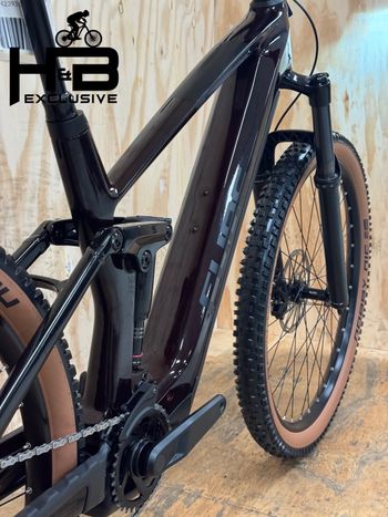 Gebrauchtes CUBE Stereo Hybrid 140 HPC Race 750 Carbon Shimano XT 2024 Mountainbike, Schwarz — Bild 12 von 15