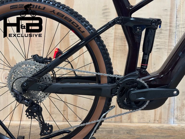 Gebrauchtes CUBE Stereo Hybrid 140 HPC Race 750 Carbon Shimano XT 2024 Mountainbike, Schwarz — Bild 13 von 15