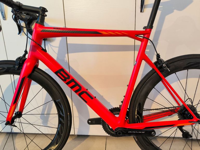 BMC Teammachine Shimano Dura Ace 2017 Road & Gravel usato, Rosso — immagine 24 di 30