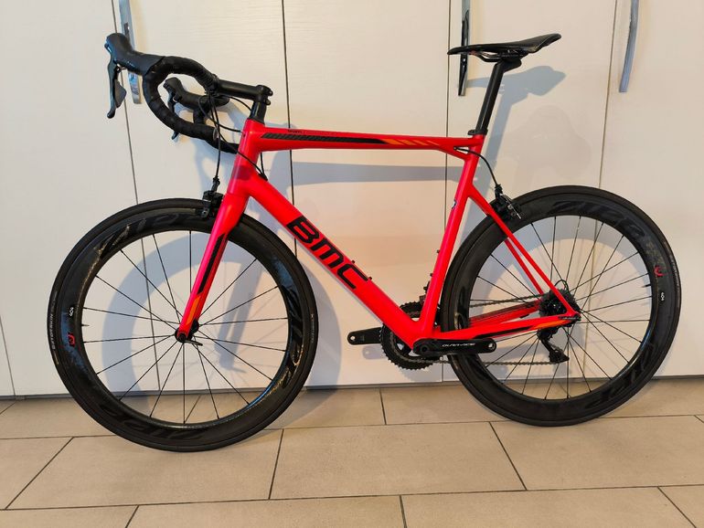 BMC Teammachine Shimano Dura Ace 2017 Road & Gravel usato, Rosso — immagine 2 di 30