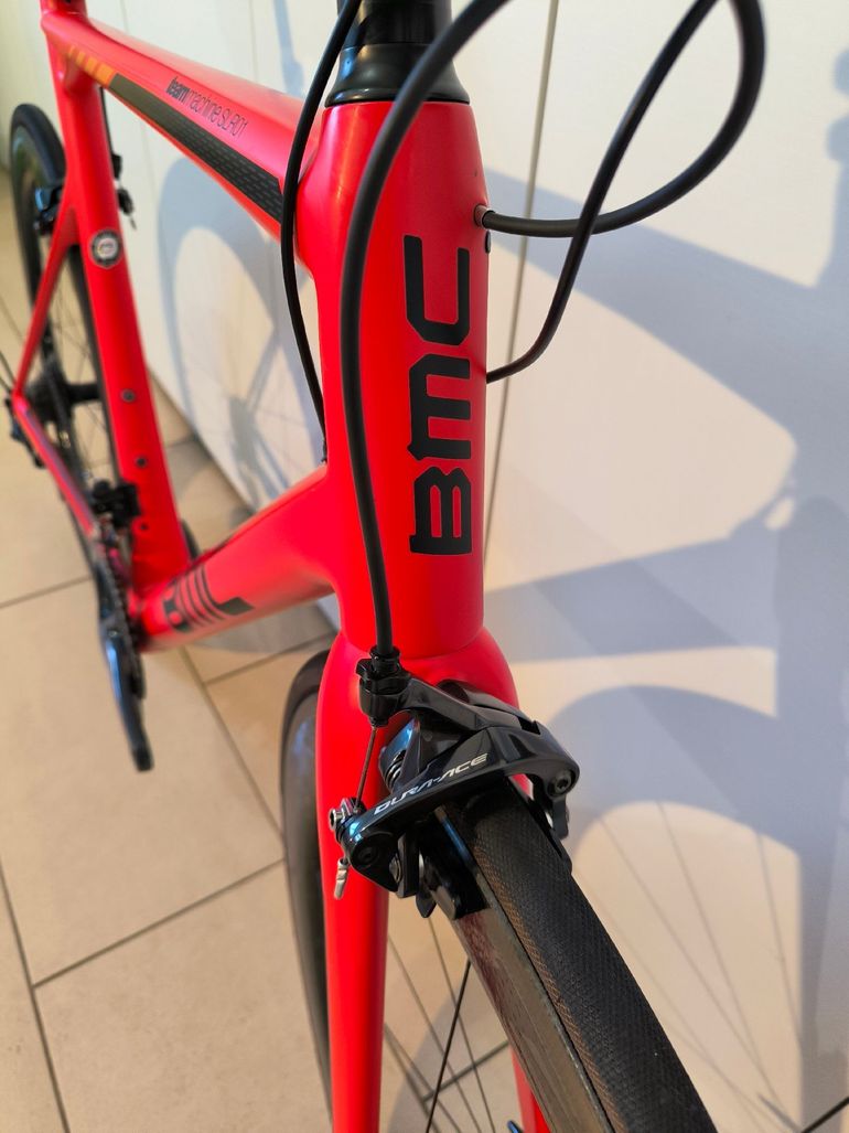 BMC Teammachine Shimano Dura Ace 2017 Road & Gravel usato, Rosso — immagine 12 di 30