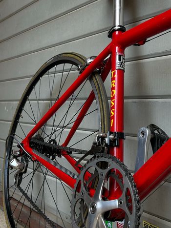 Tullio Rossi Custom Shimano Dura Ace 2000 Road & Gravel usato, Rosso — immagine 3 di 8