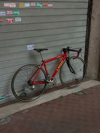 Tullio Rossi Custom Shimano Dura Ace 2000 Road & Gravel usato, Rosso — immagine 8 di 8