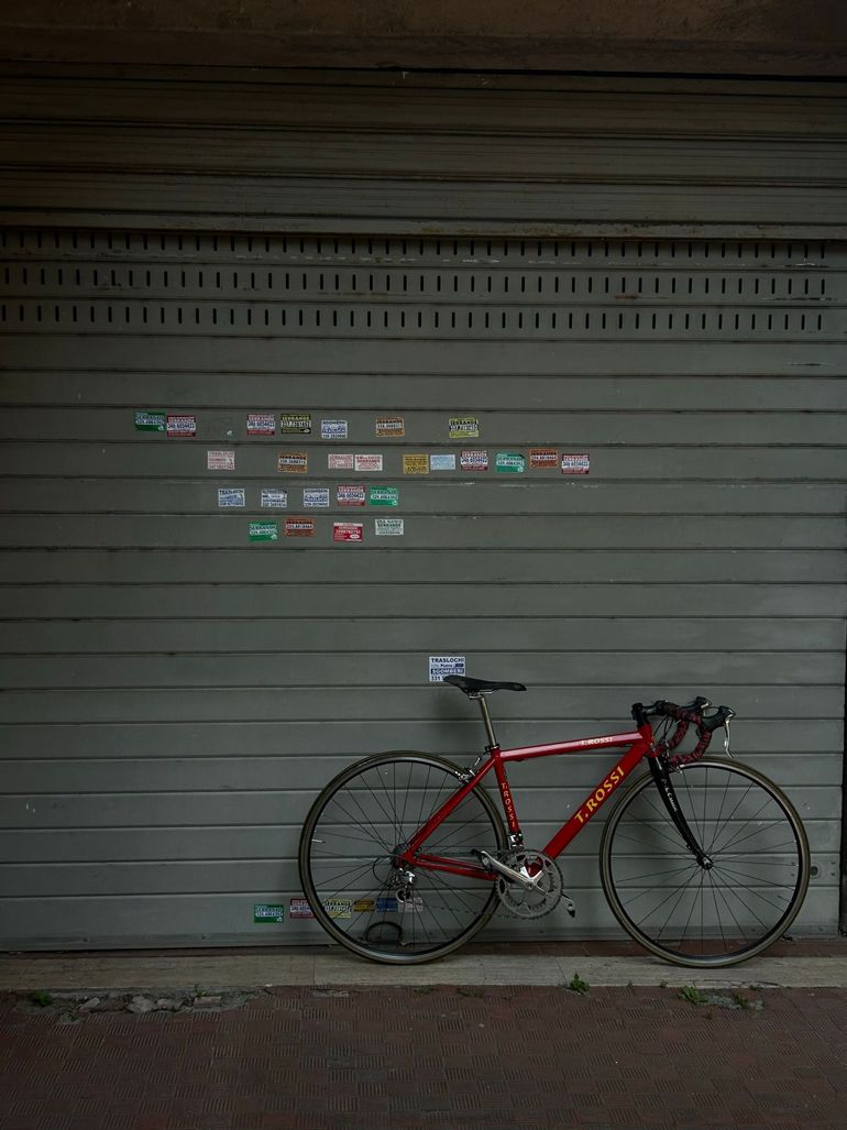 Tullio Rossi Custom Shimano Dura Ace 2000 Road & Gravel usato, Rosso — immagine 7 di 8