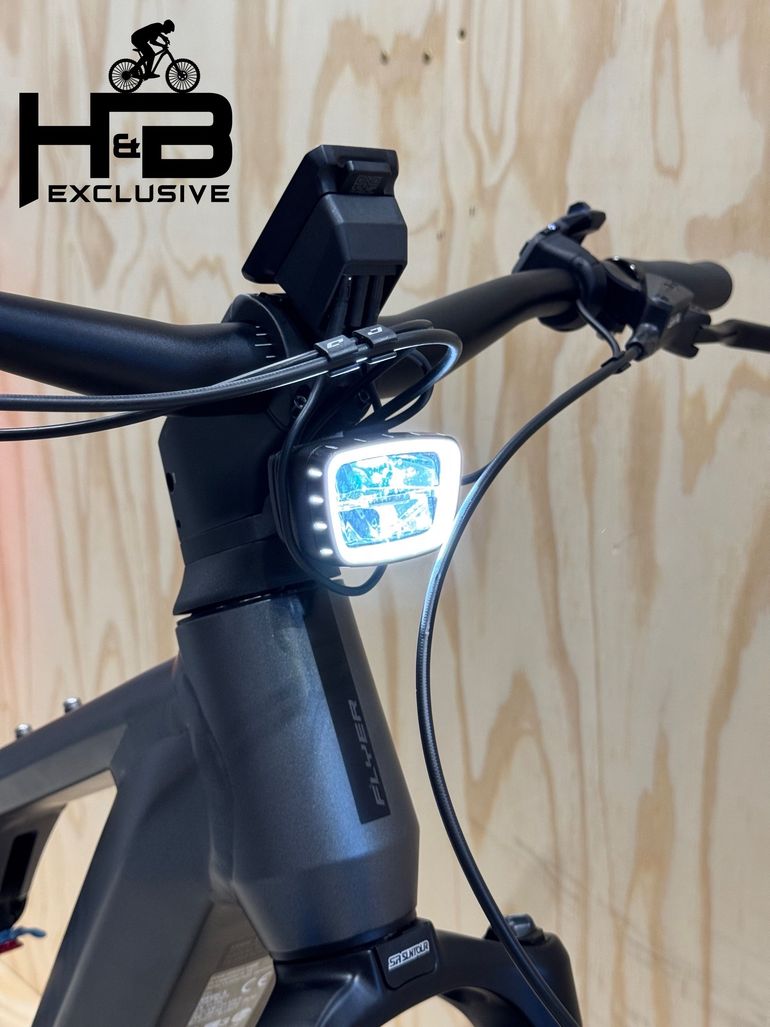 Flyer Goroc X 2.10 Shimano Deore 2022 Mountainbike de segunda mano, Gris claro — imagen 4 de 17