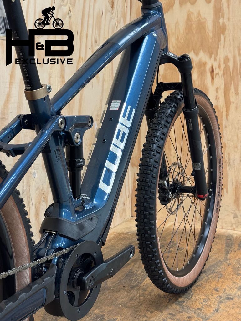 Tweedehands CUBE Stereo Hybrid 120 Race 750 SHIMANO XT 2024 Mountainbike — afbeelding 11 van 14