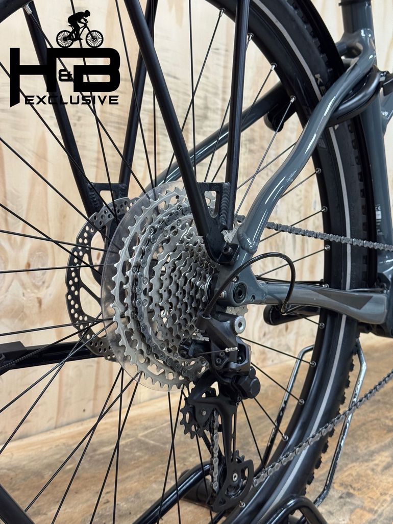 Merida EBig.Tour 675 EQ Shimano Deore 2022 Urban de segunda mano, Gris claro — imagen 13 de 13
