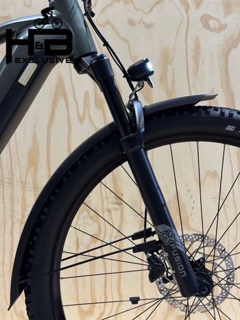 CUBE Reaction Hybrid Pro 500 Allroad Shimano Deore 2023 Mountainbike de segunda mano, Gris claro — imagen 3 de 15