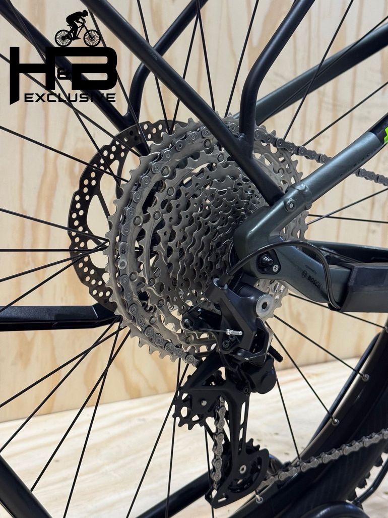 CUBE Reaction Hybrid Pro 500 Allroad Shimano Deore 2023 Mountainbike de segunda mano, Gris claro — imagen 15 de 15