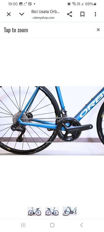 Used Orbea Orca Shimano Ultegra Di2 2024 Road & Gravel, Blue — image 5 of 7