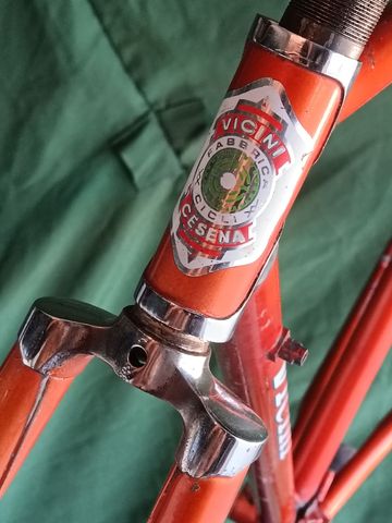 Used VICINI Custom Frameset 1969 Road & Gravel, Orange — image 22 of 22