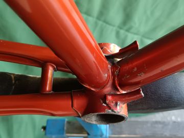 Used VICINI Custom Frameset 1969 Road & Gravel, Orange — image 3 of 22