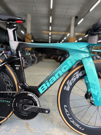 Gebrauchtes Bianchi Aquila RC Dura Ace Di2 4IIII Pwm 2025 2025 Road & Gravel, Blau — Bild 11 von 24