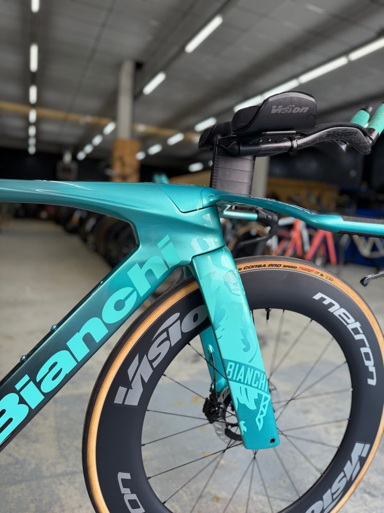 Gebrauchtes Bianchi Aquila RC Dura Ace Di2 4IIII Pwm 2025 2025 Road & Gravel, Blau — Bild 6 von 24