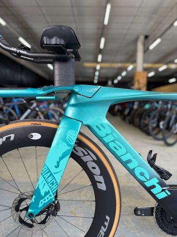 Gebrauchtes Bianchi Aquila RC Dura Ace Di2 4IIII Pwm 2025 2025 Road & Gravel, Blau — Bild 23 von 24