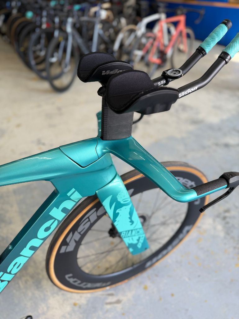 Gebrauchtes Bianchi Aquila RC Dura Ace Di2 4IIII Pwm 2025 2025 Road & Gravel, Blau — Bild 11 von 24