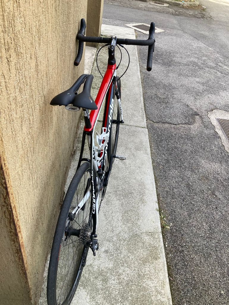 Gebrauchtes Cannondale Synapse Carbon Disc Ultegra Di2 2019 2019 Road & Gravel, Rot — Bild 2 von 12