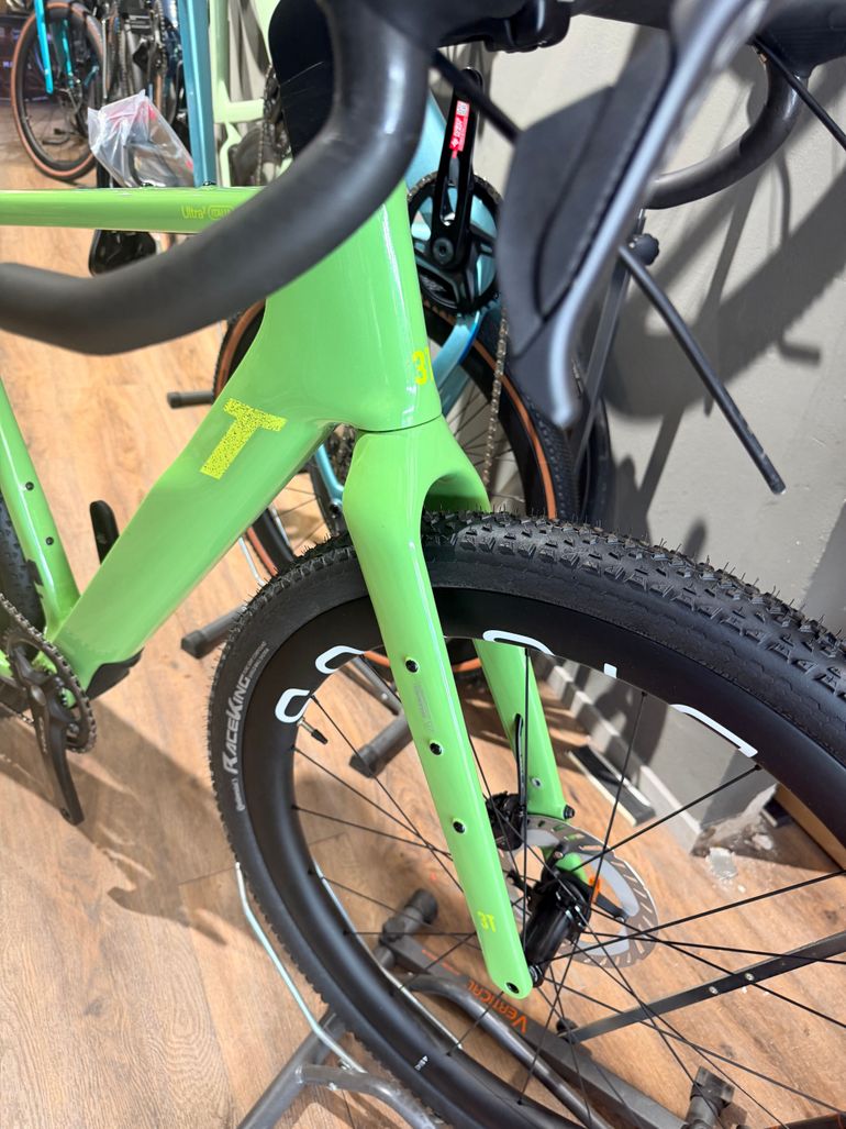 Used 3T ULTRA 2 ITALIA GRX Di2 1X12 DISCUS 45|40 2026 2026 Road & Gravel, Green — image 3 of 5
