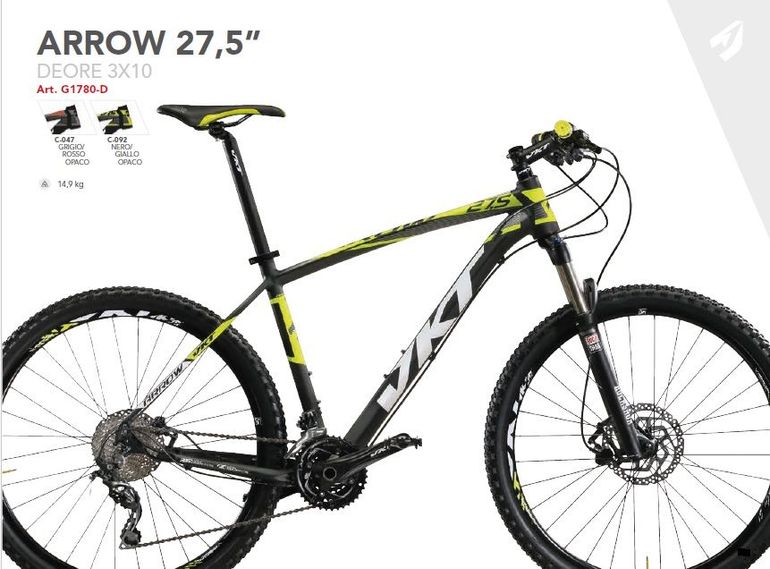 Used Montana ARROW 27, 5” DEORE 3X10 2016 Mountainbike, Black, 27.5 (650B) — image 10 of 10