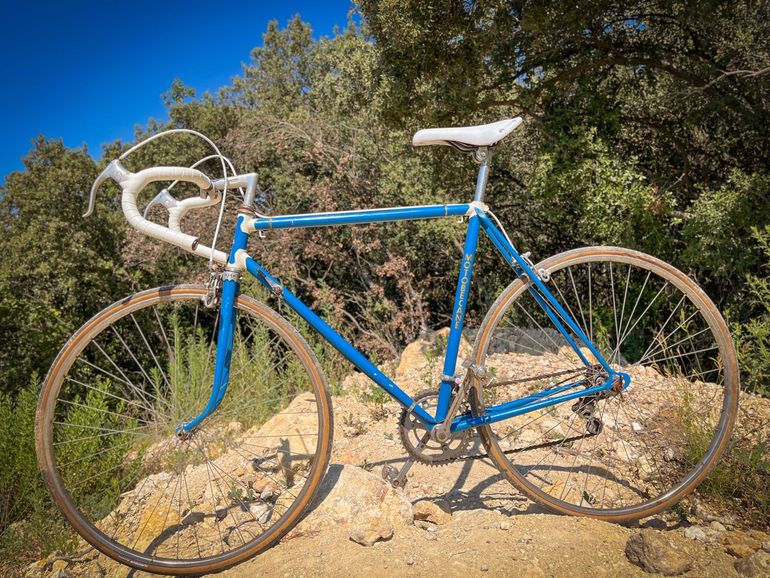 Gebrauchtes Motobecane Custom Simplex Vintage 1980 Road & Gravel, Blau — Bild 7 von 8