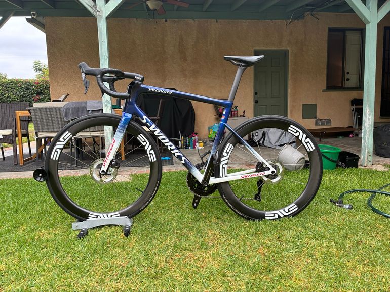 Used Specialized Tarmac Shimano Dura Ace Di2 2025 Road & Gravel, Blue — image 2 of 6