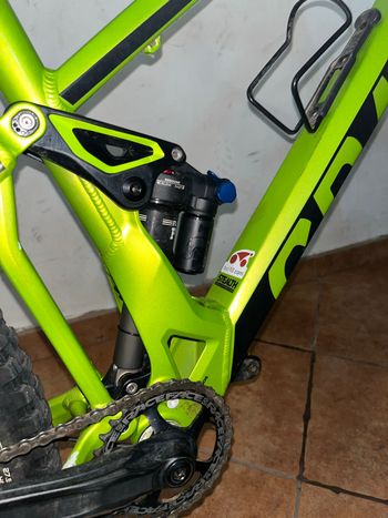 Mondraker crafty rr lime 2016 Custom Shimano Deore XT 2016 Mountainbike d'occasion — image 4 sur 8