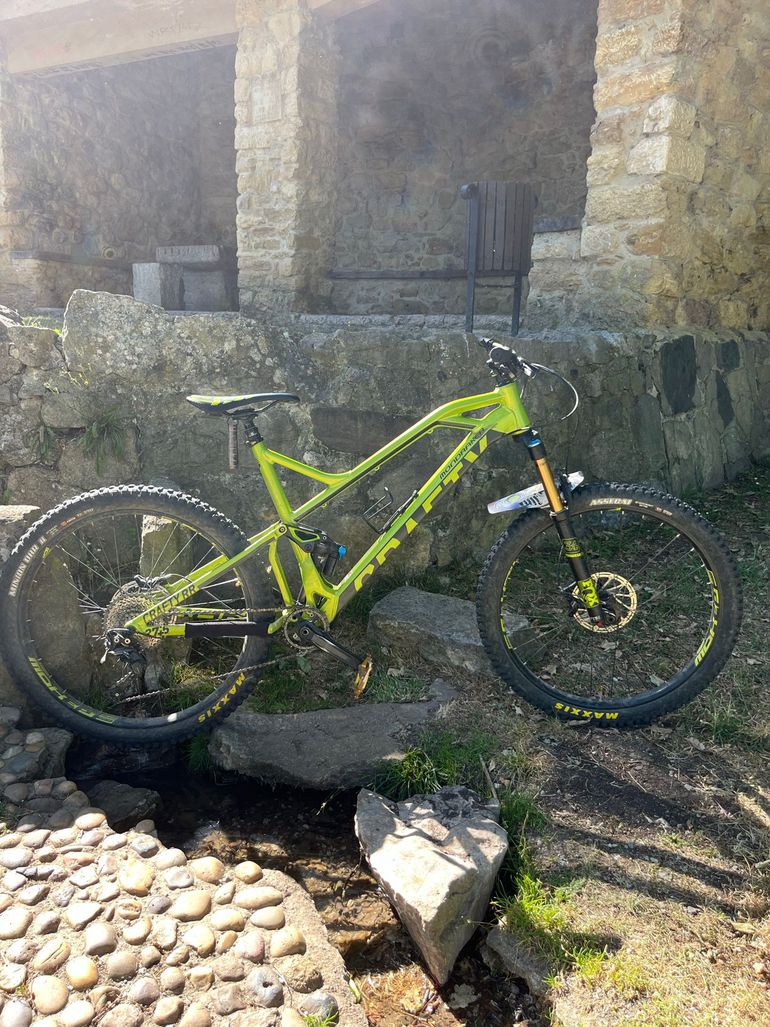 Mondraker crafty rr lime 2016 Custom Shimano Deore XT 2016 Mountainbike d'occasion — image 3 sur 8