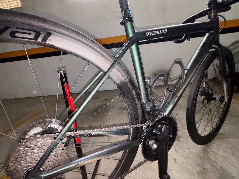 Gebrauchtes Specialized Aethos Expert 2023 2023 Road & Gravel, Grün — Bild 7 von 10
