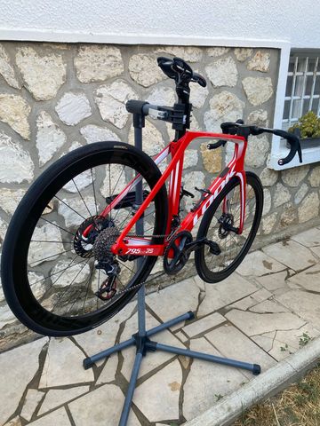 Gebrauchtes Look 795 BLADE R38D Black Metallic Red Mat Glossy 2022 2022 Road & Gravel