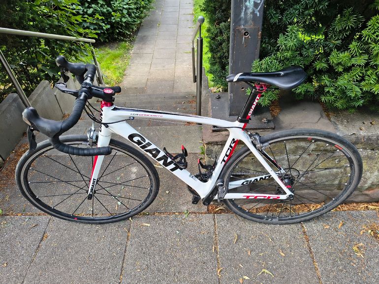 Gebrauchtes Giant TCR Composite 1 2012 2012 Road & Gravel, Weiß — Bild 3 von 5