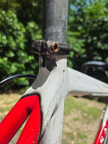 Used De Rosa Custom Shimano Tiagra 2005 Road & Gravel, Red — image 7 of 21
