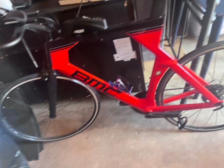 Used BMC Timemachine ONE 2023 2023 Road & Gravel, Red — image 2 of 8